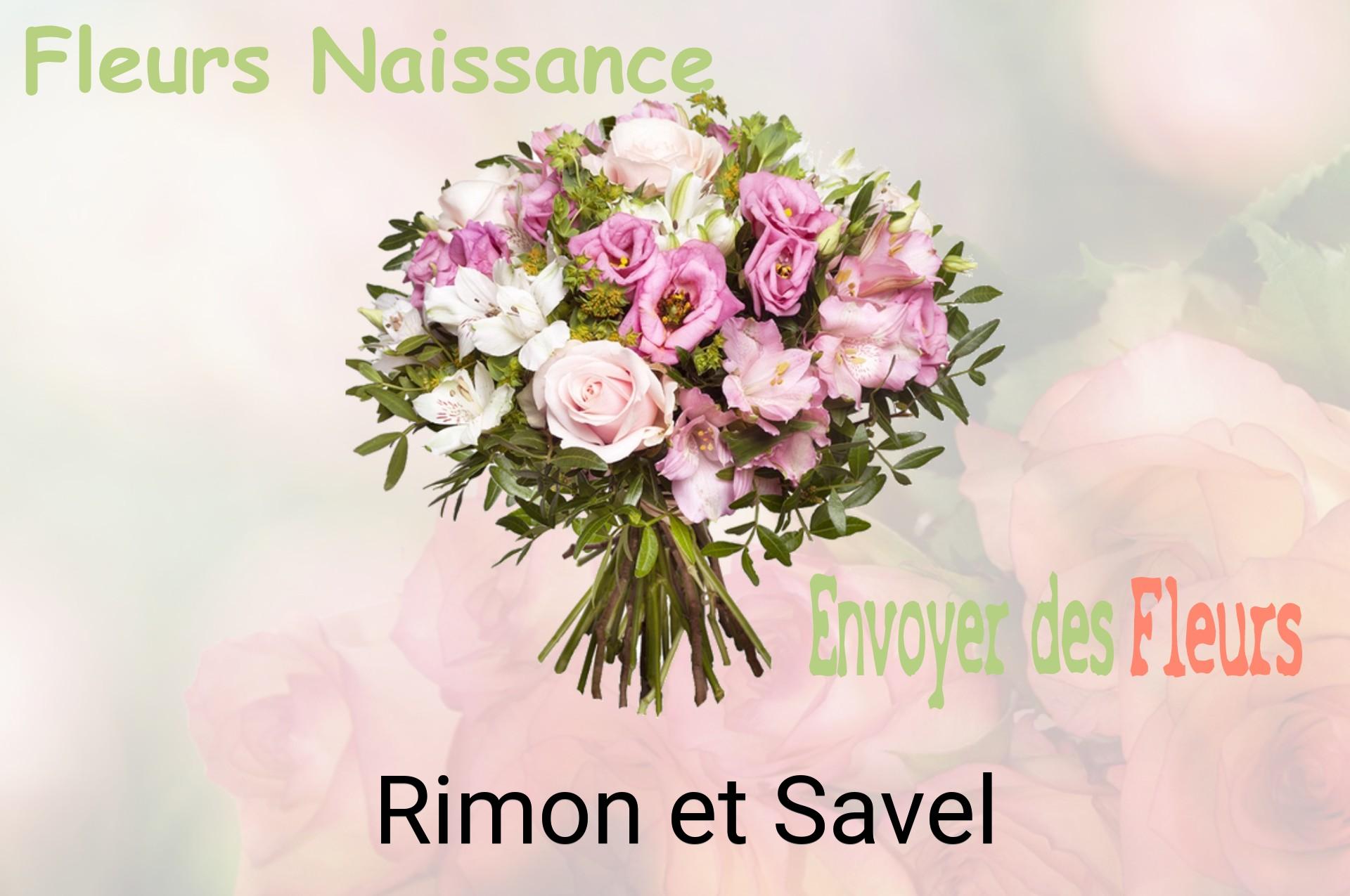 Bouquet de fleurs de naissance livré à Rimon-et-Savel