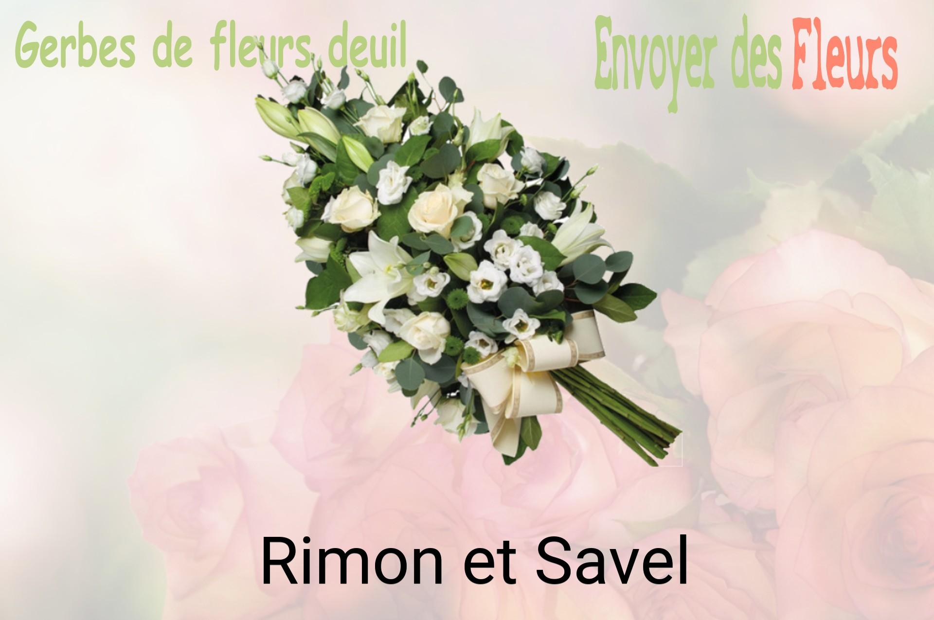 Gerbe de fleurs de deuil livrée à Rimon-et-Savel
